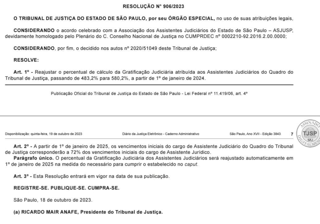 Associação dos Assistentes Jurídicos do MP/SP - Aajump - ADICIONAL DE  QUALIFICAÇÃO JÁ ESTÁ PRONTO A espera, finalmente, está chegando ao fim. O  ato que rege o adicional de qualificação ficou pronto